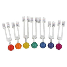 Charger l'image dans la galerie, Diapasons lestés des chakras (7 diapasons)
