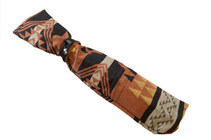Housse pour flûte amérindienne en tissu - Longueur: 70 cm - Motifs tribaux