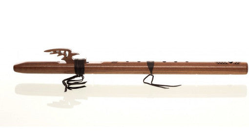 Flûte de style amérindienne Redtail Hawk en bois de cèdre aromatique - Gamme: SOL