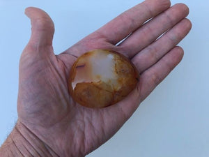 Cornaline - Gros galet - Environ 6 cm