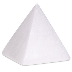 Pyramide en sélénite - 8 x 8 cm