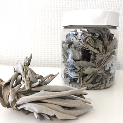 Sauge blanche - Feuilles séchées en pot - 75 grammes – Boutique les  Hirondelles